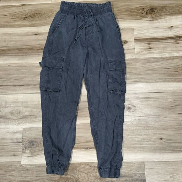 Abercrombie and Fitch Grey Cargo Joggers Pants Women’s XS - Picture 1 of 4